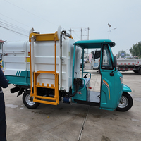 Camion à ordures électrique NUEN 800W, véhicule d'assainissement à 4 roues, autonomie de 100 km, nettoyage des rues, collecte des déchets municipaux