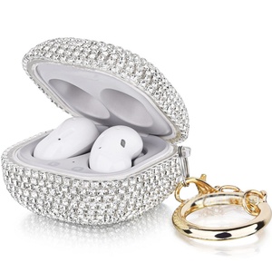 Carcasa de auriculares con incrustaciones de diamantes de 4ª generación para <span class=keywords><strong>Apple</strong></span> Made Plastic Factory <span class=keywords><strong>PC</strong></span> Funda protectora de carcasa dura 2ª generación - Product Image 1