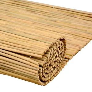 Hot Jual Kualitas Tinggi Harga Terbaik Ramah Lingkungan Lurus Alami Bambu 2020 Taman Reed Bentuk Pagar Portabel Rolling