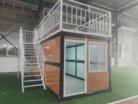 Maisons conteneurs modulaires préfabriquées de luxe, pliables et portables, 10 pieds, 20 pieds, 40 pieds, à prix fabricant