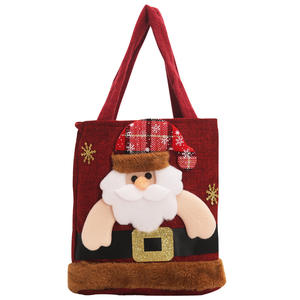 Décorations de Noël, Père Noël, Bonhomme de neige, Cerf, Sac cadeau, Sac cadeau pour enfants, Sac à bonbons, Sac à main de Noël - Product Image 2