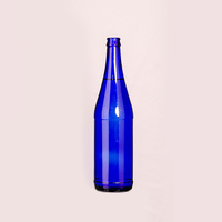 Bouchon de couronne personnalisé ambre et clair 330ml 500ml 650ml 1 litre bouteilles de bière en verre vides