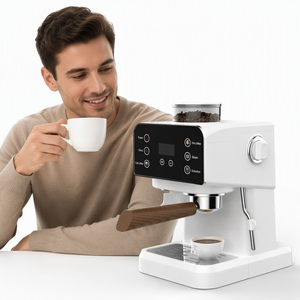 Macchina per Espresso ad Alta Efficienza 110V 220V con Macinacaffè Integrato, 20 Bar, Caffè Caldo e Freddo, Programmabile, Macchina da Caffè per Casa - Product Image 1