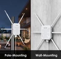 Wavlink WN573HX3 WiFi6 3000Mbps Doble Banda 2.4/5.8GHz Repetidor de Antena Omnidireccional para Exteriores Router Mesh AX3000 Punto de Acceso
