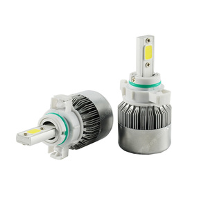 Feux avant de voiture Autodragons H7 LED H4 H8/H9/H11 HB3/9005 HB4/9006 H16 5202 Feux antibrouillard LED 72W 7600LM Phares automobiles 6500K - Product Image 2