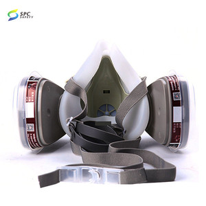 Vente chaude Gel de silice doux et insipide Anti Pollution gazeuse chimique demi-visage peinture en aérosol travail respirateur réutilisable masque à <span class=keywords><strong>gaz</strong></span> - Product Image 3