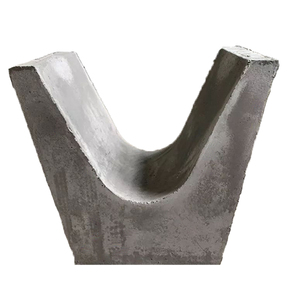 85% Al2O3 khối đúc sẵn chịu lửa cao cho lớp lót lò 1600 ° C giải pháp nguyên khối dễ dàng cắt cài đặt - Product Image 2