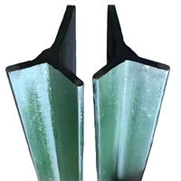 Poteau de clôture Y en PVC, facile à assembler, hauteur 0,9-3m, pour gare ferroviaire, CE ISO 9001, largeur 0,9-3m, vert/noir