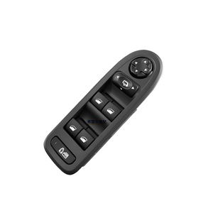 Nouveau panneau de commande de lève-vitre électrique avant gauche avec bouton pour Citroën C5 (références OE 98054506ZD, 96666933ZD, 6490GR) - Product Image 1