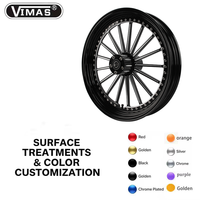 Jante de moto en aluminium forgé sur mesure VIMAS LG66 19-32 pouces pour roue avant, finition anodisée, compatible avec les modèles Davidson Touring 2008-2019