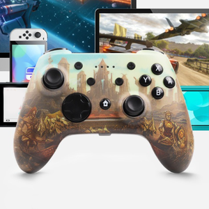 Manette de jeu pour Nintendo <span class=keywords><strong>Switch</strong></span>/<span class=keywords><strong>Lite</strong></span>/LED, contrôleur sans fil, contrôleur à <span class=keywords><strong>gyroscope</strong></span> - Product Image 4