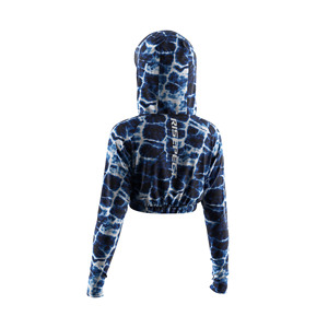 Haut d'été décontracté pour femme UPF100+ à coupe ajustée, taille élastique, manches longues raglan pour activités sportives - Product Image 4