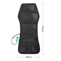 Tapis de massage Shiatsu pour le corps entier, vibration 3D, chaleur, électrique, pliable, pour la maison, le bureau, soulagement de la douleur