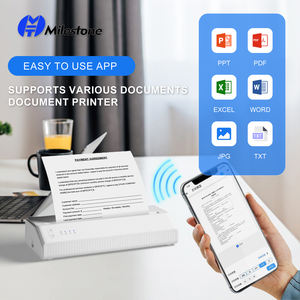 Impresora Térmica Portátil Milestone MHT-P8008WD A4, Compatible con Papel Térmico A4 de 8.26 x 11.69 Pulgadas, Inalámbrica <span class=keywords><strong>para</strong></span> IOS/Android/<span class=keywords><strong>Windows</strong></span>, en Existencia - Product Image 3