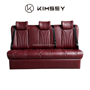 Sofá Cama Eléctrico de Lujo KIMSEY de 3 <span class=keywords><strong>Plazas</strong></span> en Cuero para <span class=keywords><strong>IVECO</strong></span> <span class=keywords><strong>Daily</strong></span> - Product Image 1