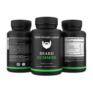 Gummies pour la croissance de la barbe pour hommes, biotine, gummies pour la <span class=keywords><strong>repousse</strong></span> des <span class=keywords><strong>cheveux</strong></span> et des ongles, vitamines véganes en forme de gummies pour adultes, <span class=keywords><strong>complément</strong></span> <span class=keywords><strong>alimentaire</strong></span> pour la croissance de la barbe et la santé de la peau - Product Image 6