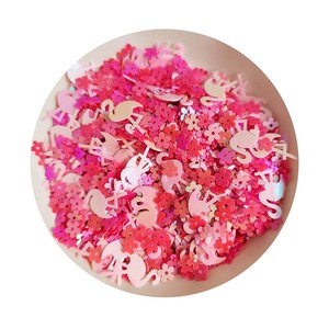 Hot Selling 500g/Bag Pink Birds Red Daisy Flowers Mixed PVC Glitters Confetti for Wedding <strong>Balloons</strong> Birthday Party <strong>Table</strong> <strong>Decor</strong> - Product Image 2