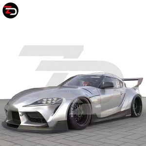 การออกแบบร้อนจรวดกระต่ายชุดร่างกายกว้างสําหรับ GR <span class=keywords><strong>Supra</strong></span> MK5 A90 J29 ด้านหน้า lip ล้อคิ้วสูงสปอยเลอร์ด้านข้างกระโปรง - Product Image 5