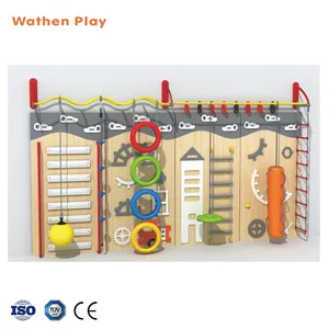 Best Sell Kids Toy Indoor Playground Equipment Climbing Wall PE Board Climbing