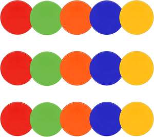 Fabriek Groothandel Van Hoge Kwaliteit Voetbal Trainingsapparatuur Pvc 30Cm Marker Disc Kegel Voetbal Training Platte Marker Kegel - Product Image 5