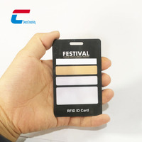 Tarjeta inteligente grabable sin contacto RFID de 13,56 MHz, impresión personalizada, insignia NFC, tarjeta de identificación de estudiante escolar