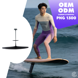 ไฮโดรฟอยล์ PNG 1300 คาร์บอน ประสิทธิภาพสูงสำหรับการเคลื่อนที่ไปข้างหน้าและการปั๊มที่มั่นคง เหมาะสำหรับการเริ่มต้นที่ท่าเรือและการเล่นในน้ำเรียบในระยะไกล - Product Image 1