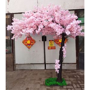 H- 235 Nouveau Best-seller <span class=keywords><strong>Arbre</strong></span> de cerisier <span class=keywords><strong>japonais</strong></span> Sakura personnalisé <span class=keywords><strong>Arbre</strong></span> de fleurs de cerisier <span class=keywords><strong>rose</strong></span> <span class=keywords><strong>Arbre</strong></span> artificiel Décoration de mariage Décoration de la maison - Product Image 2