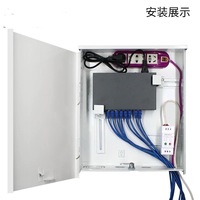 Mini-armoire réseau, rack de serveur, IP60, extérieur, montage sur poteau, boîtiers étanches, boîtes de jonction