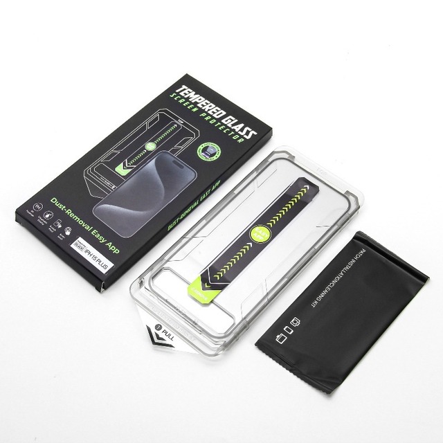 Factory Wholesale Tempered Glass Screen Protector Dust-Free Quick Install Box for IPhone 17 16 13