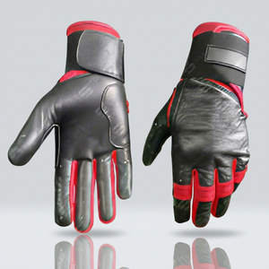 Gant de frappeur professionnel en cuir synthétique PVC/PU de haute qualité, personnalisé, robuste, antidérapant, respirant, avec fermeture Velcro - Product Image 1