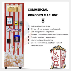 Máquina expendedora automática de palomitas de maíz de dos sabores para uso comercial - Product Image 4