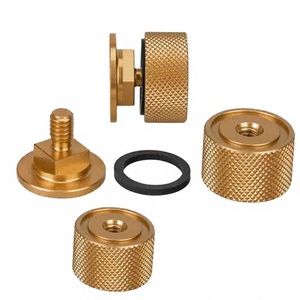 Pièces mécaniques de petite taille en acier inoxydable, aluminium, laiton et acier, sur mesure en usine, avec goujons hexagonaux à dents intérieures et extérieures - Product Image 3