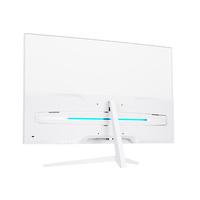 Monitor LCD de 32 Pulgadas 1920*1080 100 Hz para PC, Monitor de Computadora para PC Curvo, Monitores de Escritorio para Oficina, Marco Blanco