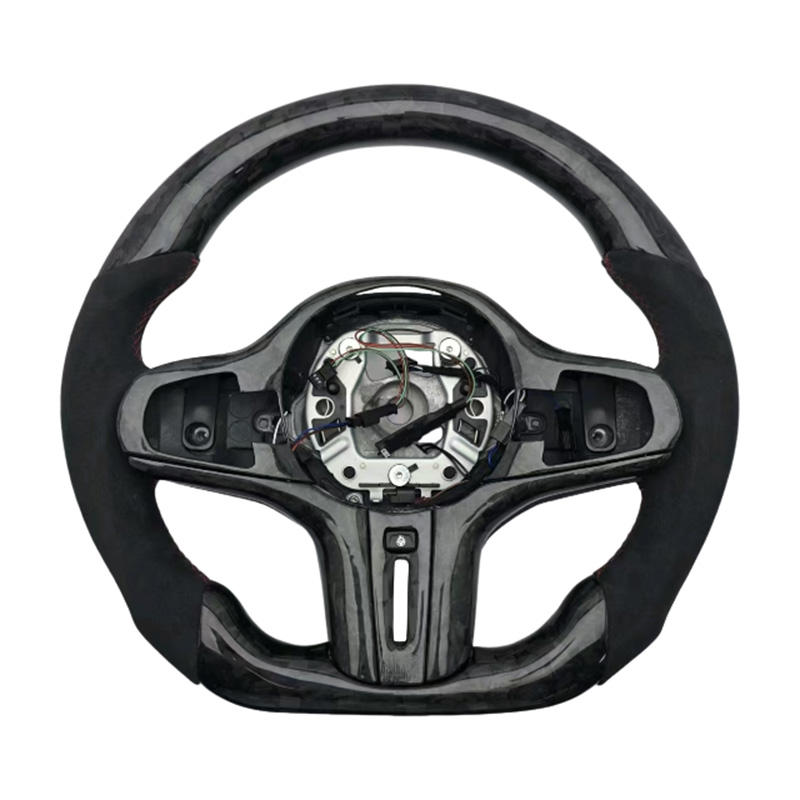 G30ปลอมแปลงคาร์บอนไฟเบอร์ + อัลแคนทารา + เย็บสีแดง