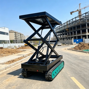 منصة رفع كهربائية زاحفة للخدمة الشاقة بسعة تحميل 1 طن و2 طن و3 طن و5 طن للبناء والصيانة - Product Image 6