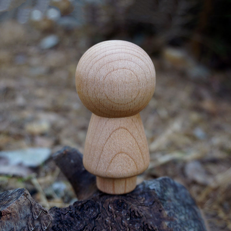 Buy Wood Peg Dolls Unfinished 3.5 Inch, Pack Of 30 Wooden Peg People...