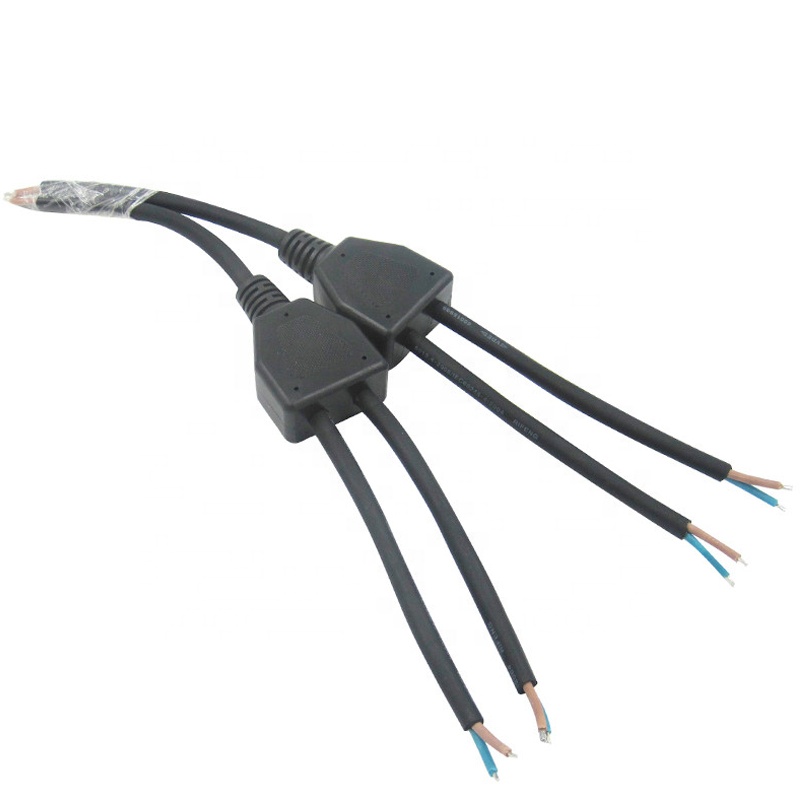 AOHUA, 1 в 2 выхода, индивидуальный водонепроницаемый светодиодный проводной сплиттер, Y-образный Кабельный разъем