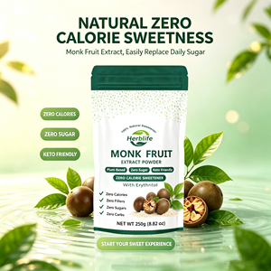 Extrait de fruit du moine en poudre, marque privée OEM, V25% de mogroside, pour un édulcorant naturel sans calories - Product Image 3