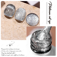 JTING Nouvelle Tendance 6 couleurs Platine Cat Eye Gel Vernis À Ongles Haute Pigment Cat Eye Ongles Gel Professionnel ODM Personnalisé Fournisseur D'ongles