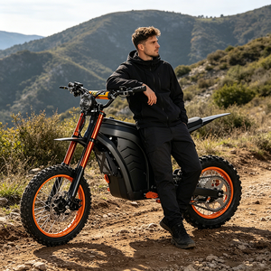 Motocicleta Eléctrica Todoterreno de Alta Velocidad de 72V con Logotipo y Color Personalizados para Equipos Profesionales de Carreras Todoterreno y Agencias de Aventuras al Aire Libre - Product Image 1