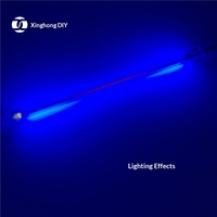 Barre lumineuse fluorescente UV pour décoration de châssis d'ordinateur refroidi par eau, 20x30cm, lampe violette, fabriquée au Guangdong