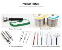 Alambre de Cromel NiCr10, Termopar Tipo K, Electrodo Positivo, Alambre de Aleación 90Ni10Cr para Medición Industrial de Alta Temperatura
