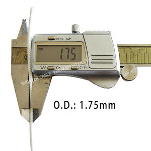 <span class=keywords><strong>SiAF</strong></span> 0.3mm2 16/0.15mm OD1.75 fil de tresse de résistance à haute température Silicone - Product Image 3