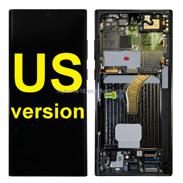Canada Europe US Version Mobile Phone Lcds for Samsung S22 Ultra 5G S20 S10 S9 S8 S7 S6 Edge Note 20 Note 10 Plus A02 A03 Screen