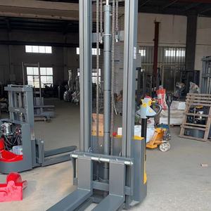 Gerbeur électrique 1000KG 1.5T 1.6M 2M chariot élévateur grande <span class=keywords><strong>batterie</strong></span> plomb-acide simple/Double portique entièrement électrique bon <span class=keywords><strong>prix</strong></span> <span class=keywords><strong>revente</strong></span> - Product Image 6