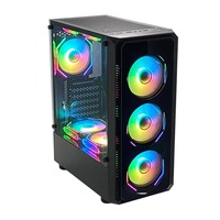 Pcooling Fabricant professionnel de coques d'ordinateur Towers Cpu Case Verre trempé Atx Gaming Computer Case
