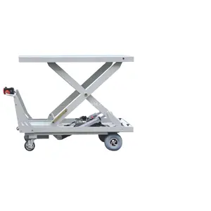 Bermotor Tangan Truk dengan Roda Besar Bermotor Hand Truck Platform Trolley