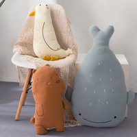 Chine Gros Doux Animal En Peluche Jouets Ours En Peluche Oreiller Simple Requin Oreiller Coussin À Vendre