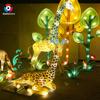 Traditionelle Chinesische Tier-Giraffen-Laterne für Festivals
