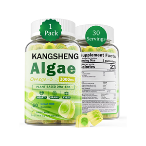 Mayorista Personalizado Adultos Aceite de Algas Omega-3 Gomitas EPA DHA Suplementos PARA LA Salud DE LOS Huesos DE LOS Ojos Vitamina Coenzima Q10 Caramelo de Goma - Product Image 1